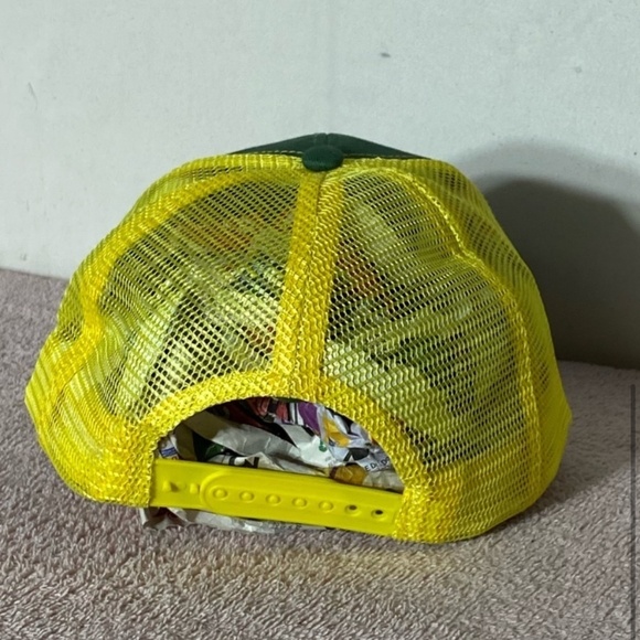 5/$25 Yellow Green Pattinson Agriculture Mesh Back Snap Back Hat - Picture 5 of 11